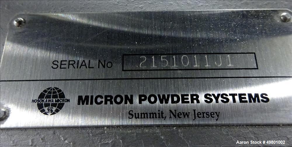 Used- Hosokawa Micron Power Systems Universal Bantam Mikro-Pulverizer