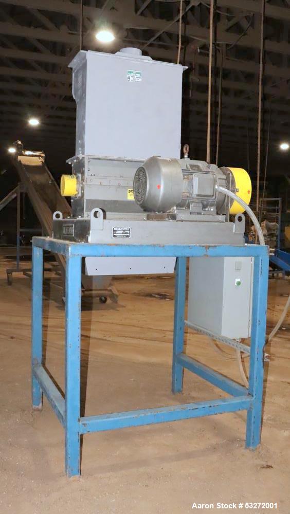 Munson Rotary Cutter, Model SCC-30-MS with variable speed drive and stand.