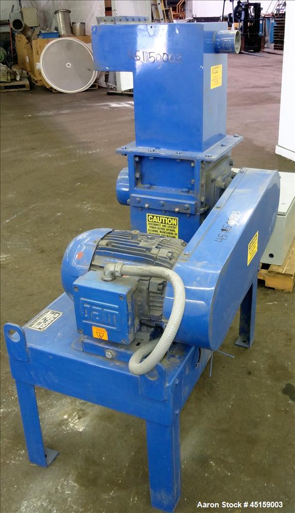 Used Stainless Steel Munson Machinery Screen Classifying Cutter, Type SCC10-SS