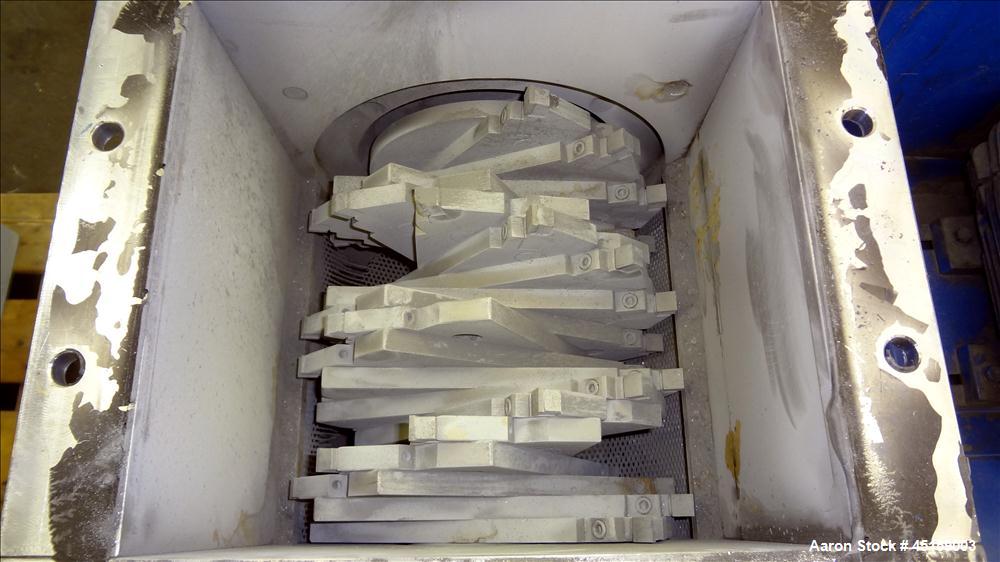 Used Stainless Steel Munson Machinery Screen Classifying Cutter, Type SCC10-SS