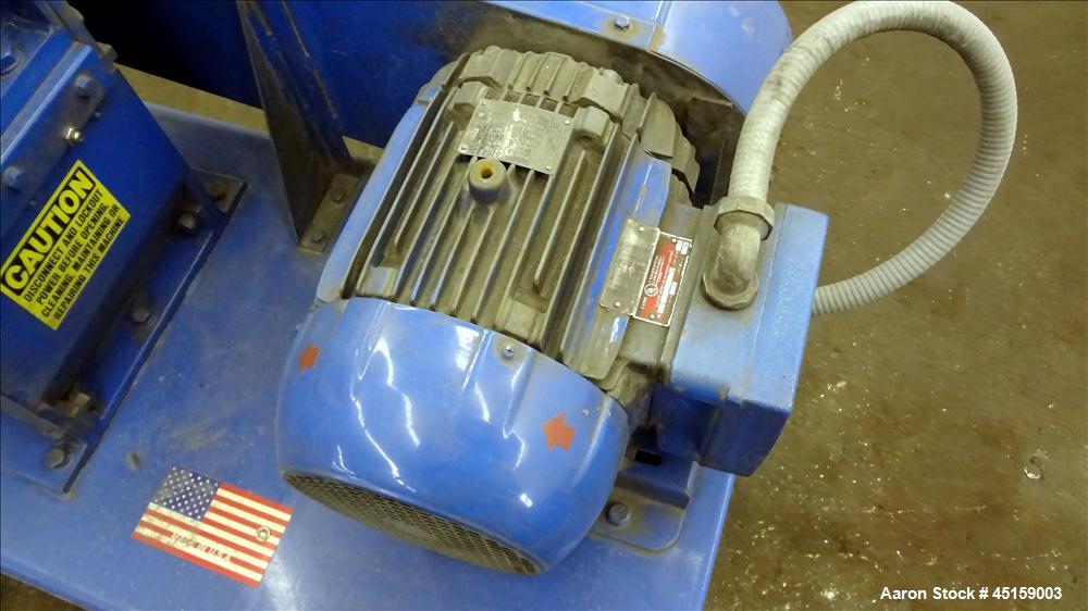 Used Stainless Steel Munson Machinery Screen Classifying Cutter, Type SCC10-SS