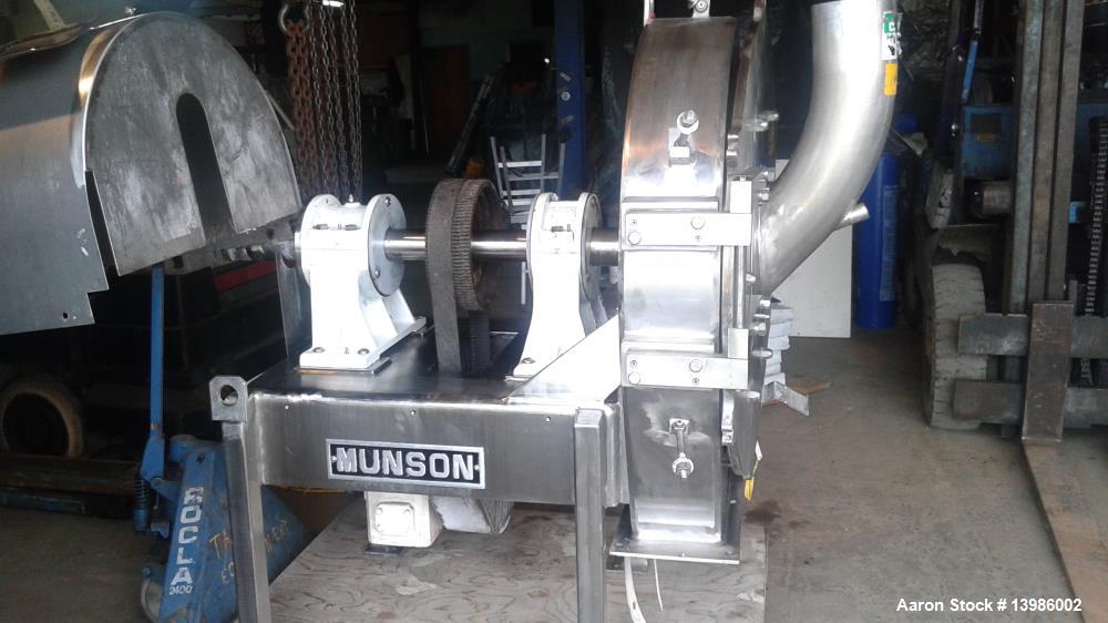 Used- Munson Attrition Mill, Model SK-30-SS