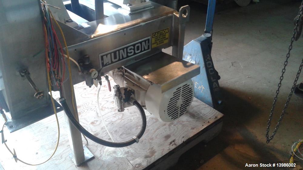 Used Munson Attrition Mill, Model SK-30-SS