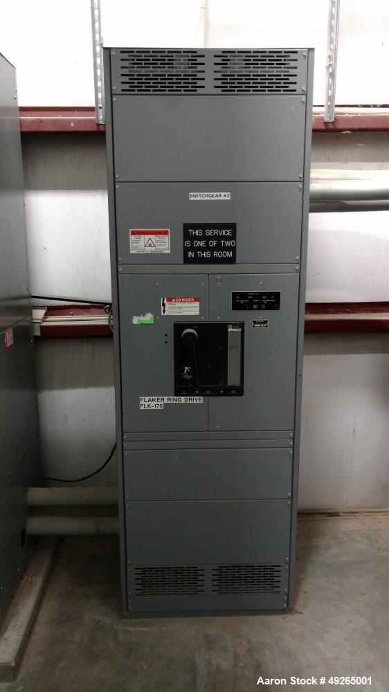 Used Pallmann Universal Long Log Flaker, Type PZU 19-600. Spec for 700 Kw / 938 hp. Inside max : 400. The voltage on this unit is 3 phase 480 volt for all of the motors and 120 volt and 24 volt for t...