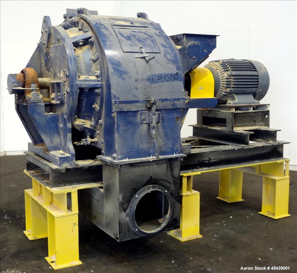 Used Prater Dual-Screen Triple Reduction Hammer Mill, Model DF-11, Carbon Steel