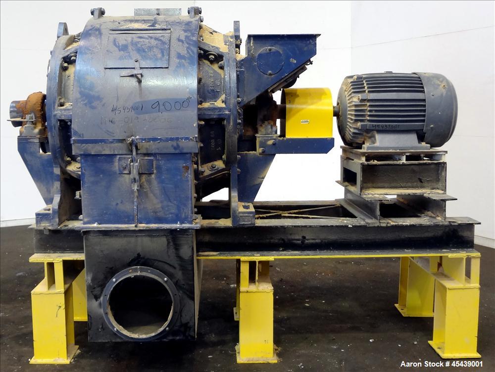 Used Prater Dual-Screen Triple Reduction Hammer Mill, Model DF-11, Carbon Steel
