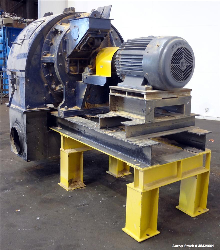 Used Prater Dual-Screen Triple Reduction Hammer Mill, Model DF-11, Carbon Steel