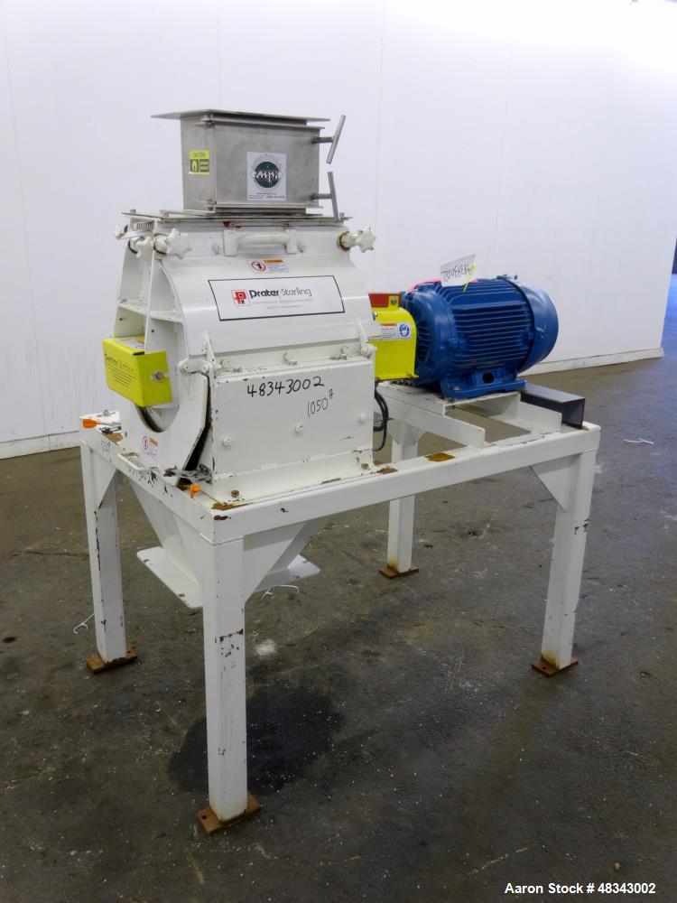 Used Prater Hammer Mill, Model G5, Carbon Steel.