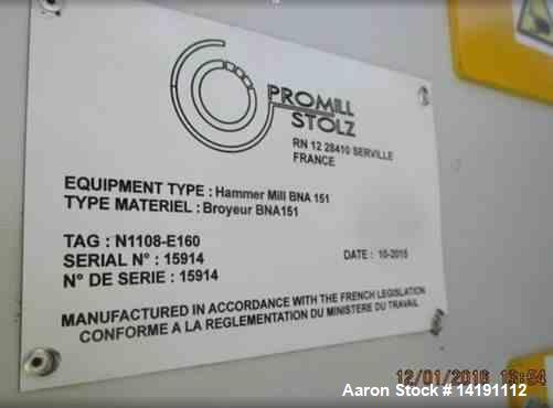 Used 450HP Promill Hammer Mill