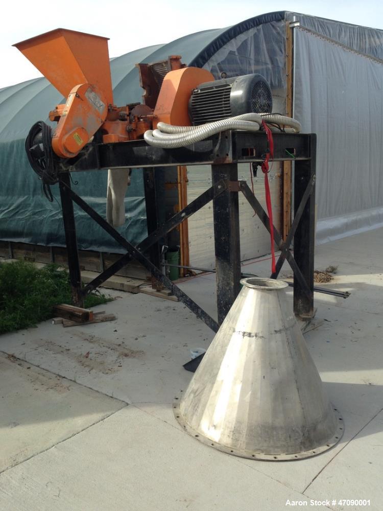 Used Pulva Hammer Mill, Model C. 50 hp motor. Low hours and stored Indoors.