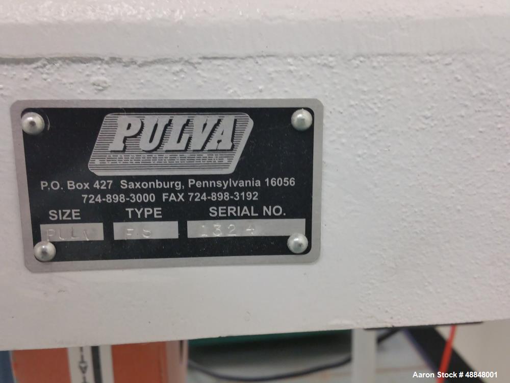 Used The Pulva Corp. Pulvette-Pulva-Sizer.