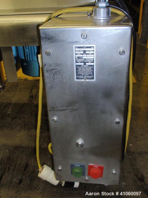Used Quadro Comil, Model 194S, 316 stainless steel. Approximate 8" diameter impeller with screen, Approximate capacity up to 4000 pounds an hour. Top feed, bottom discharge with swing away discharge ...