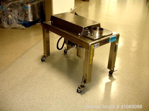 Used Quadro Comil, Model 194-S, stainless steel construction, 8" diameter screen, on legs with 5 hp, 230/460 volt motor, serial #0220.