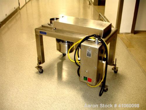 Used Quadro Comil, Model 194-S, stainless steel construction, 8" diameter screen, on legs with 5 hp, 230/460 volt motor, serial #0220.