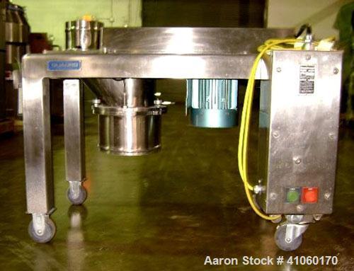 Used Quadro Comil, Model 194-S, Stainless Steel. 8" diameter screen, on legs with 5 hp, 230/460 volt motor. Serial #0223.