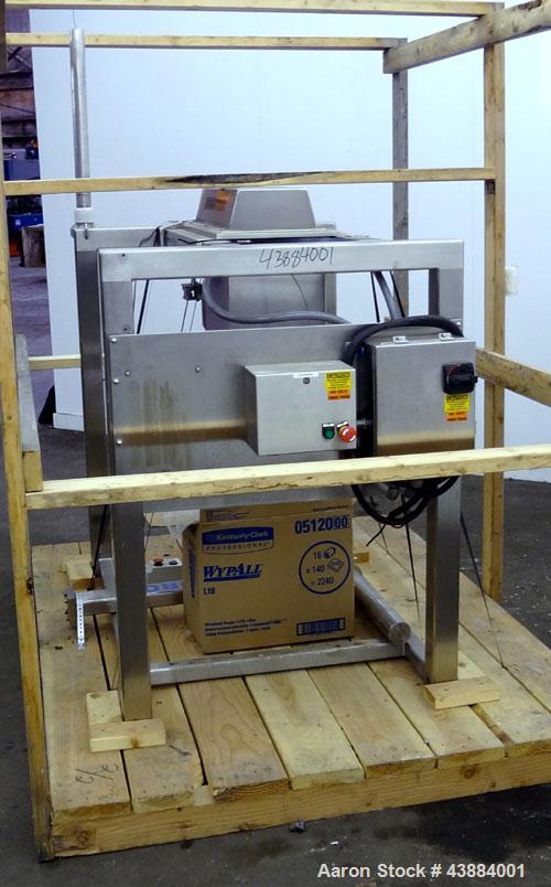 Used Quadro Comil, Model 194 Ultra, 316/304 Stainless Steel. Approximately 8" diameter impeller, with screens. Approximate capacity up to 4000 pounds an hour.  2" Tri-clamp top feed, bottom discharge...