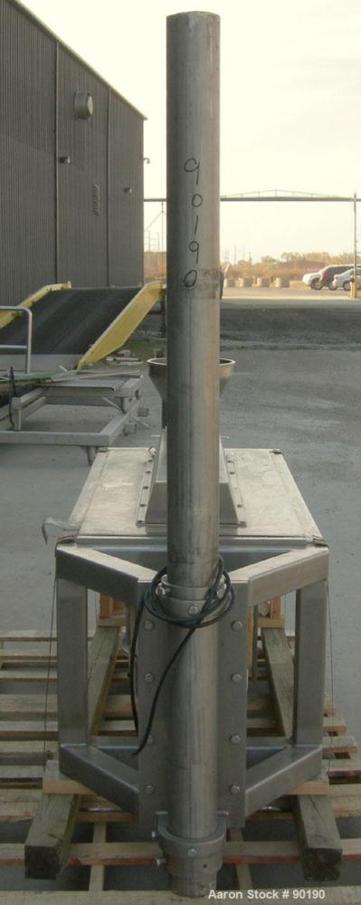 Used Quadro Comil, Model 196 Ultra, 316 stainless steel. Approximate 12" diameter screen, approximate capacity up to 8000 pounds an hour, 11 3/4" tri clamp top feed. Driven by a 10 HP, 3/15-60/230/46...