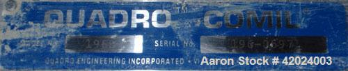 Used Stainless Steel Quadro Comil, Model 196S,