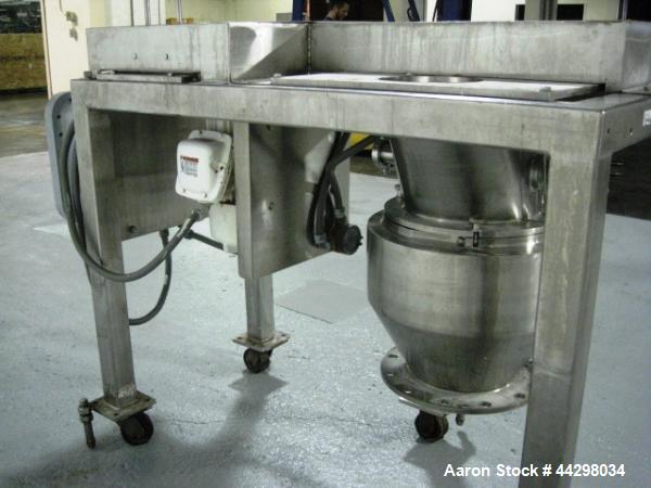 Used Quadro Comill, Model 196S, stainless steel construction, with xp motor, stainless steel frame and legs, serial #0635.
