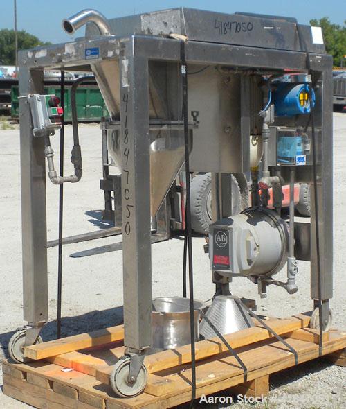 Used Quadro Comil, Model 196, 316 Stainless Steel. Approximate 12" diameter screen,  Approximate capacity up to 8000 pounds an hour. Top feed, bottom discharge. Includes screen, and beater bar. Drive...