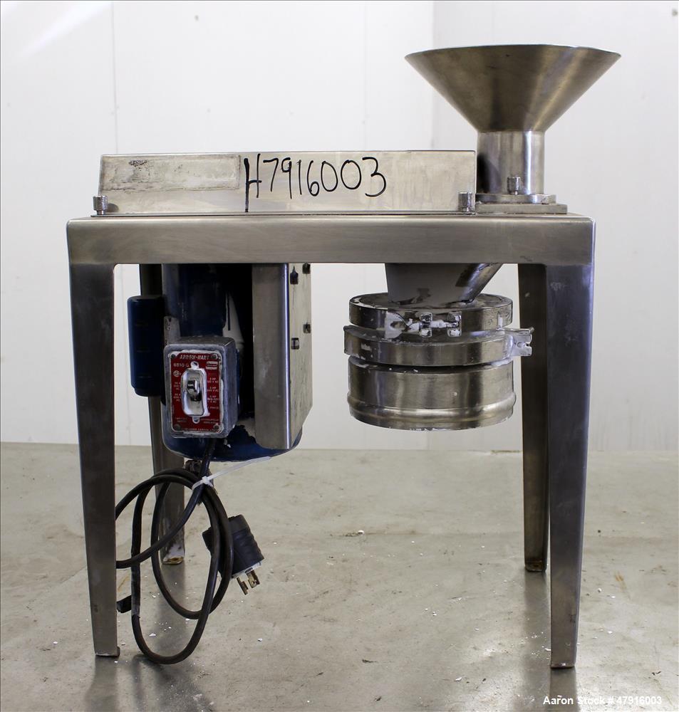 Used Quadro Comil, 304 Stainless Steel, Model 197-T.