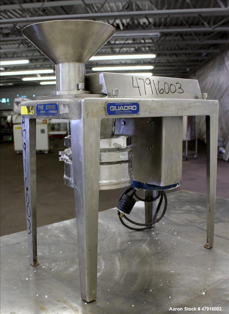 Used Quadro Comil, 304 Stainless Steel, Model 197-T.