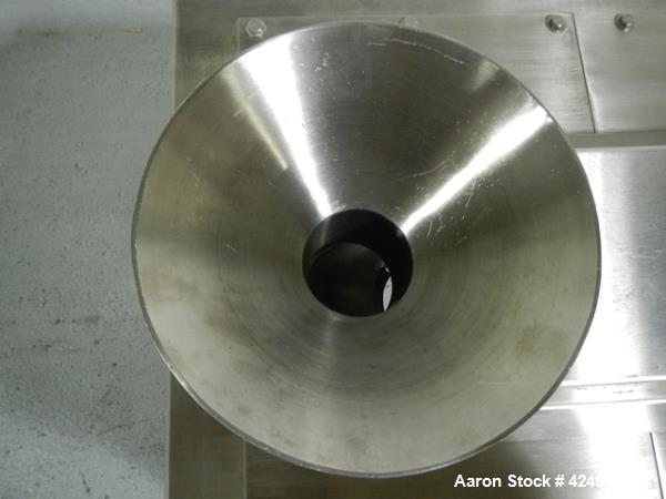 Used Quadro Comil, model 197S, stainless steel construction, with beater, on stainless steel stand with 1 hp, 1745 rpm, 230/460 volt mechanical variable speed motor drive, xp, serial# 197-0430.