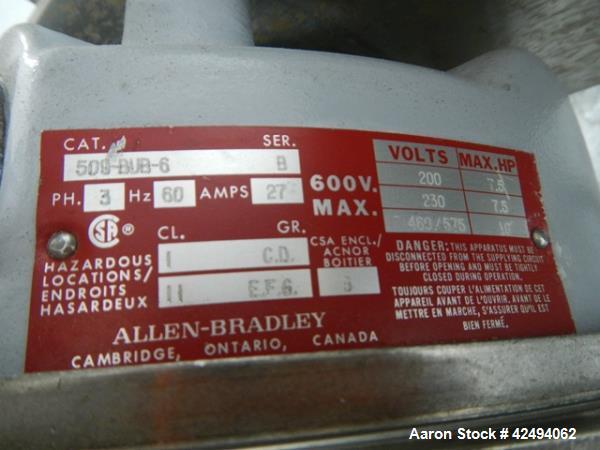 Used Quadro Comil, model 197S, stainless steel construction, with beater, on stainless steel stand with 1 hp, 1745 rpm, 230/460 volt mechanical variable speed motor drive, xp, serial# 197-0430.