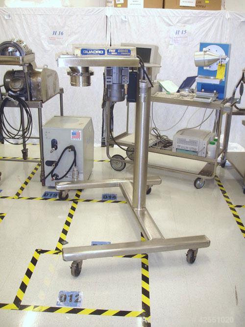 Used Quadro Comill, Model 197S, Stainless Steel. Cantilevered design on portable base with 1 hp DC motor with SCR controller, serial #197-088.