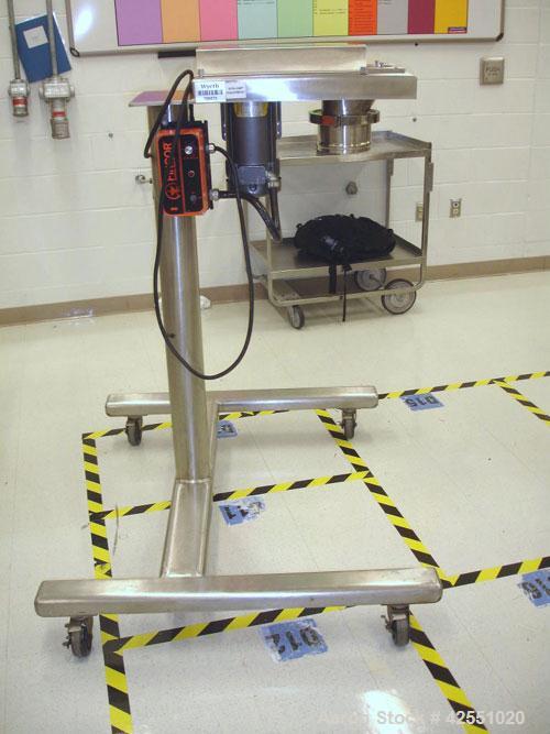 Used Quadro Comill, Model 197S, Stainless Steel. Cantilevered design on portable base with 1 hp DC motor with SCR controller, serial #197-088.