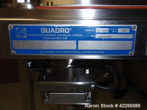 Used Quadro Comil, Model 197. Stainless steel construction, on base with beater, serial# 1358.