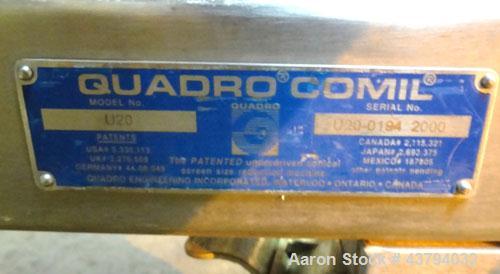 Used Stainless Steel Quadro Comil, Model U20