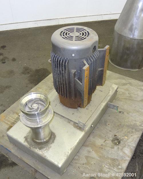 Used Stainless Steel Quadro Ytron ZC High Speed Disperser, Model ZC3