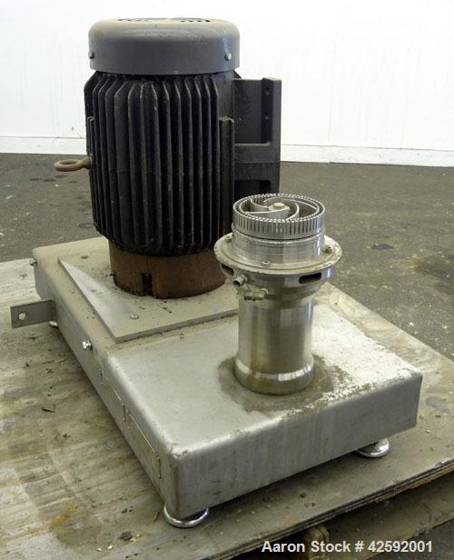 Used Stainless Steel Quadro Ytron ZC High Speed Disperser, Model ZC3