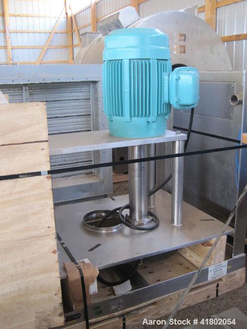 Used- Quadro Cone Mill, Model 198, Stainless Steel. 25 hp 230/460 volt XP motor. Perforated screen with approximately 3/8" X...