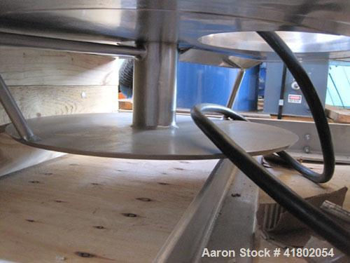 Used Quadro Cone Mill, Model 198, Stainless Steel. 25 hp 230/460 volt XP motor. Perforated screen with approximately 3/8" X 3/8" perforations.