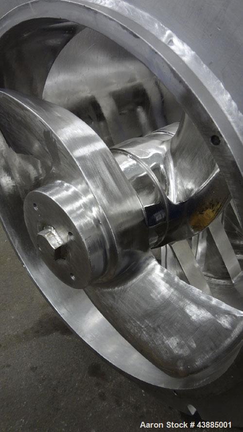 Used Rietz Bepex Extructor, Model RE-24-K9E933, 304 Stainless Steel. 24" Diameter blade, end orifice plate with discharge chute. Designed for extra coarse chopping to 1”. Approximately 30’’ x 27’’ x ...