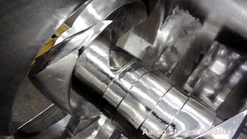 Used Rietz Bepex Extructor, Model RE-24-K9E933, 304 Stainless Steel. 24" Diameter blade, end orifice plate with discharge chute. Designed for extra coarse chopping to 1”. Approximately 30’’ x 27’’ x ...
