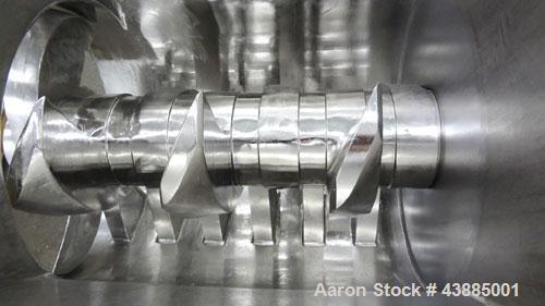 Used Rietz Bepex Extructor, Model RE-24-K9E933, 304 Stainless Steel. 24" Diameter blade, end orifice plate with discharge chute. Designed for extra coarse chopping to 1”. Approximately 30’’ x 27’’ x ...