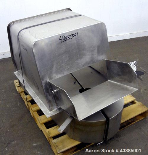 Used Rietz Bepex Extructor, Model RE-24-K9E933, 304 Stainless Steel. 24" Diameter blade, end orifice plate with discharge chute. Designed for extra coarse chopping to 1”. Approximately 30’’ x 27’’ x ...