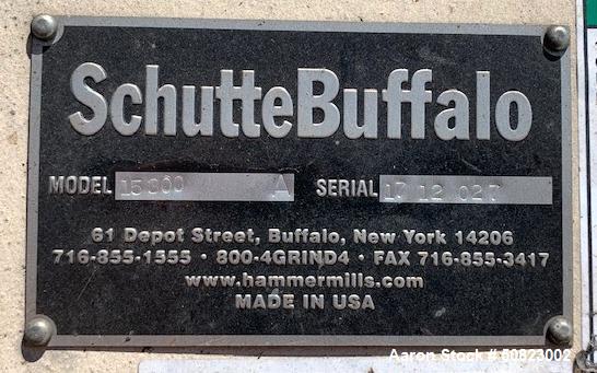 Used - Schutte-Buffalo 15 Series Wood Grinder, Model 15300, 500 HP, Carbon Steel
