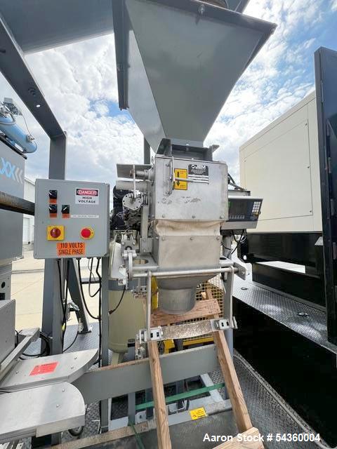 Used Schutte Hammer Mill, Model 44-24-301B. Rated 4 tons/hour (dependent on material). (88) heat-treated 3/8" notched hammers. (8) 1" diameter heat-treated hammer rods. (23) 1/4" rotor discs. (2) scr...