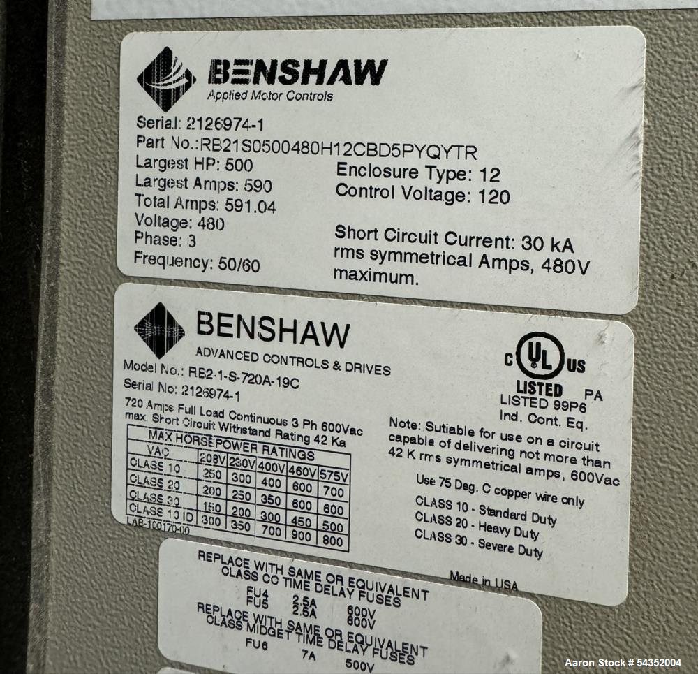 Used Schutte 44 Series Circ-U-Flow Hammermill, Model 44-60-301B-1, Serial# 2102057. With approximate 3/8" thick hammers, infeed hopper with magnets, Benshaw panel, 500hp motor.