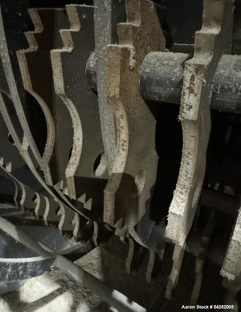 Used Schutte Hammermill, Model 44-60-301B-1, Serial# 2105014. With approximate 1/2" thick hammers, panel, 500hp motor. Not Installed.