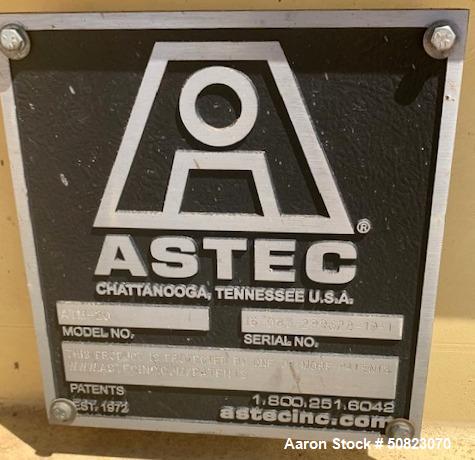 Used- Schutte-Buffalo-Astec Hammermill, Model AHM-20