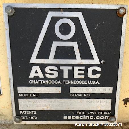 Used Schutte-Buffalo-Astec Hammermill, Model AHM-20