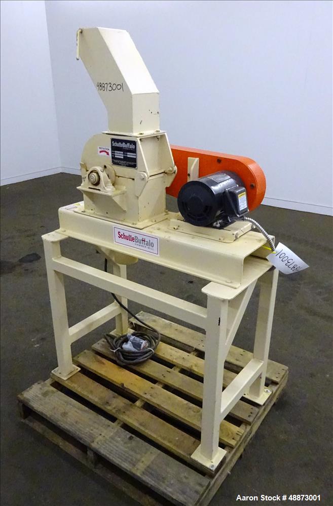 Used Schutte Buffalo W Series Laboratory Scale Hammer Mill, Model W6H, Carbon S