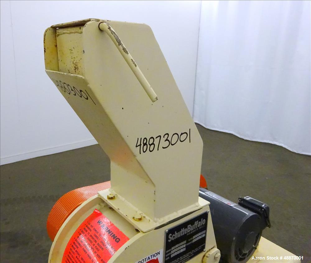 Used Schutte Buffalo W Series Laboratory Scale Hammer Mill, Model W6H, Carbon S