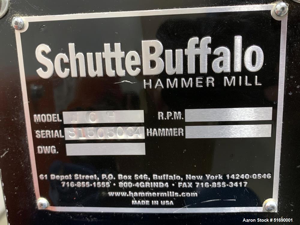 Schutte Buffalo W Series Laboratory Scale Hammer Mill