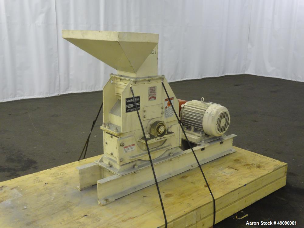 Used Schutte-Buffalo W Series Laboratory Scale Hammer Mill, Model W8H, Carbon S